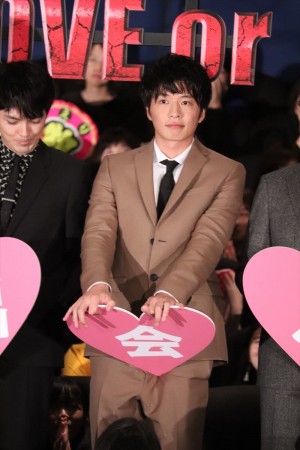 『劇場版おっさんずラブ ～LOVE or DEAD～』初日舞台挨拶に登場した田中圭