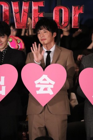 『劇場版おっさんずラブ ～LOVE or DEAD～』初日舞台挨拶に登場した田中圭
