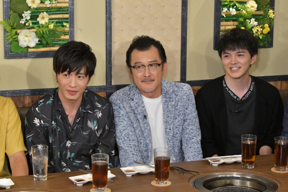 『帰れマンデー見っけ隊!! 3時間スペシャル』タカアンドトシの「帰れま10」での『おっさんずラブ』チーム(左から)田中圭、吉田鋼太郎、林遣都