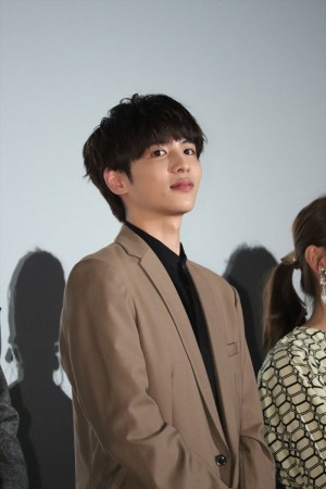 『劇場版おっさんずラブ ～LOVE or DEAD～』初日舞台挨拶に登場した志尊淳