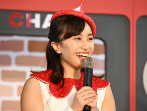 TVアニメ『ちびまる子ちゃん』イベント取材会に登場した、ももいろクローバーZ・百田夏菜子