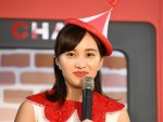 TVアニメ『ちびまる子ちゃん』イベント取材会に登場した、ももいろクローバーZ・百田夏菜子
