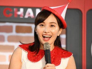 TVアニメ『ちびまる子ちゃん』イベント取材会に登場した、ももいろクローバーZ・百田夏菜子
