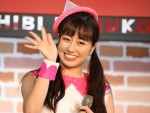 TVアニメ『ちびまる子ちゃん』イベント取材会に登場した、ももいろクローバーZ・佐々木彩夏