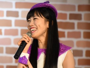 TVアニメ『ちびまる子ちゃん』イベント取材会に登場した、ももいろクローバーZ・高城れに