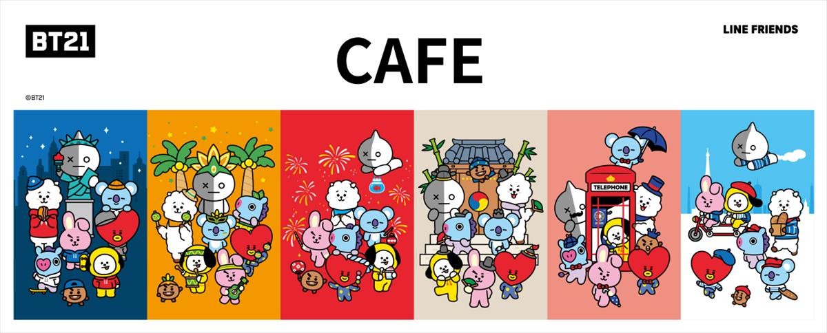 BT21カフェ2019 WORLD