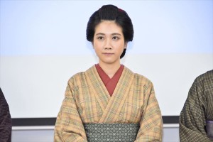 映画『みをつくし料理帖』第二弾キャスト発表記者会見に登場した松本穂香