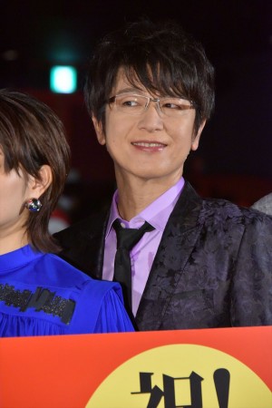 映画『引っ越し大名！』初日舞台挨拶に登場した及川光博