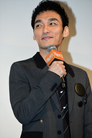 映画『台風家族』初お披露目イベントに出席した草なぎ剛