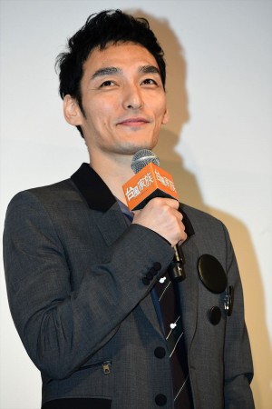 映画『台風家族』初お披露目イベントに出席した草なぎ剛