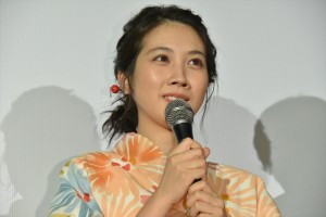 『おいしい家族』ヒット祈願！特別上映会に登場した松本穂香