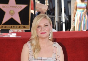 ハリウッド殿堂入りを果たしたキルステン・ダンスト