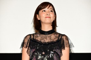 映画『初恋ロスタイム』完成披露上映会に登場した石橋杏奈