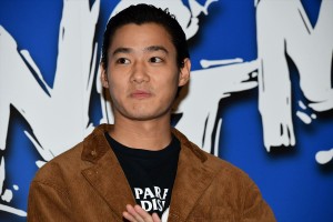 映画『WALKING MAN』完成披露に登場した野村周平