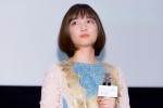 映画『いなくなれ、群青』初日舞台挨拶に登場した松本妃代