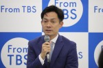 TBS 10月期番組改編説明会に出席した瀬戸口克陽氏（編成部長）