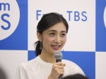 TBS 10月期番組改編説明会に登場した近藤夏子アナウンサー