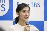 TBS 10月期番組改編説明会に登場した近藤夏子アナウンサー