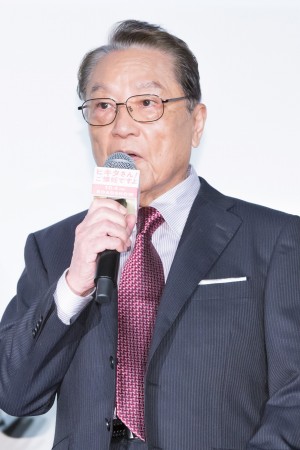 映画『ヒキタさん！ ご懐妊ですよ』完成披露上映会に登場した伊東四朗