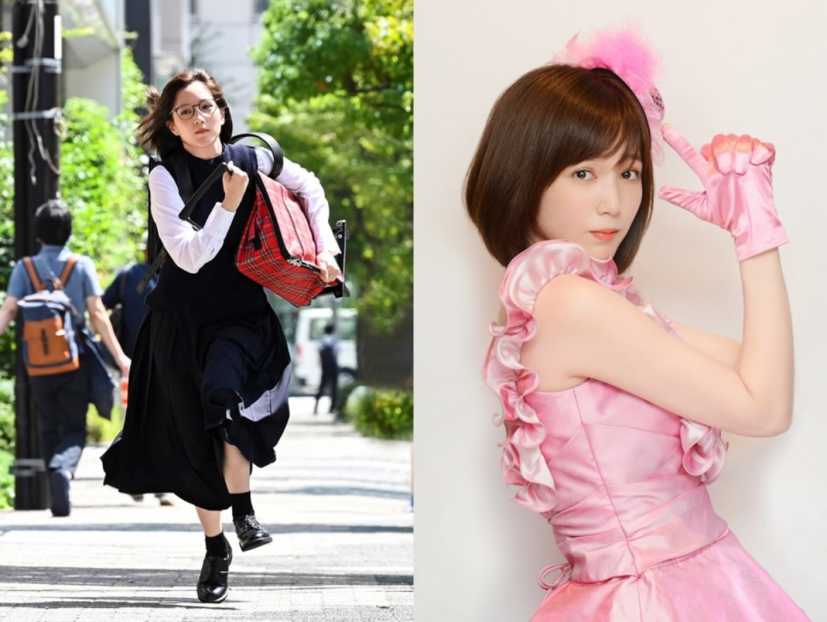 木曜ドラマF『チート~詐欺師の皆さん、ご注意ください~』で本田翼が扮する(左から)星野沙希とモモ