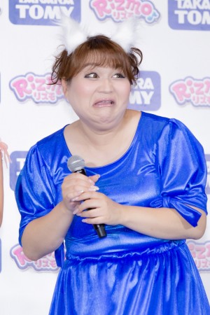 『Rizmo（リズモ）』商品発表会に登場した、りんごちゃん