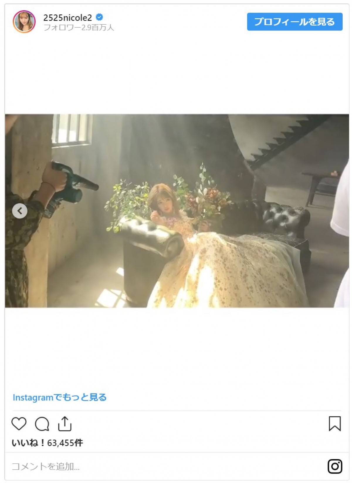 藤田ニコル、激かわウエディングドレス姿　ファンから“求婚”相次ぐ