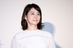映画『記憶にございません！』初日舞台挨拶に登場した石田ゆり子