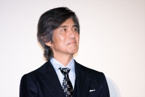 映画『記憶にございません！』初日舞台挨拶に登場した佐藤浩市