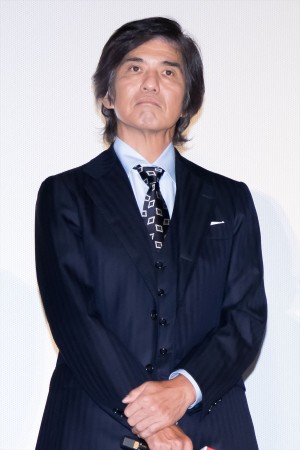 映画『記憶にございません！』初日舞台挨拶に登場した佐藤浩市
