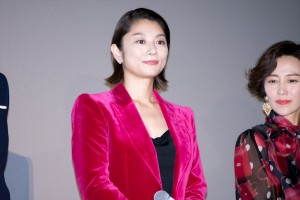 映画『記憶にございません！』初日舞台挨拶に登場した小池栄子