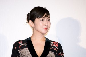 映画『記憶にございません！』初日舞台挨拶に登場した斉藤由貴