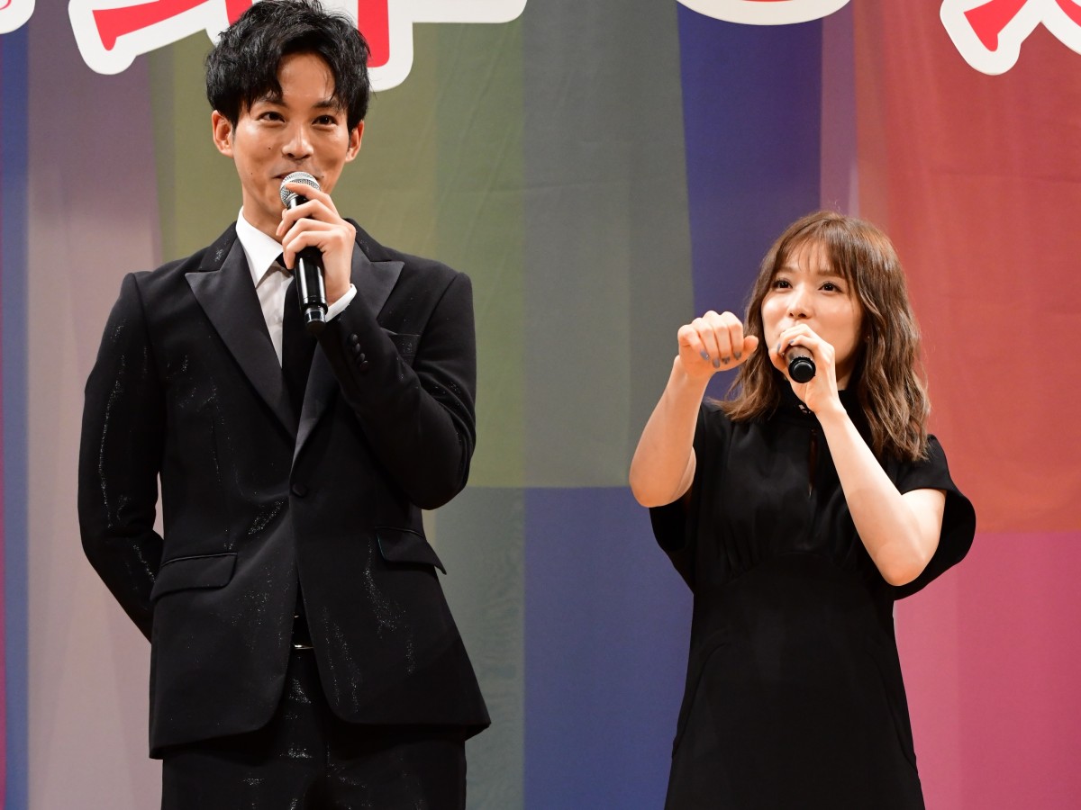 松岡茉優、松坂桃李にイジり「子鹿みたい」 松坂は照れ笑い「本当にねえ」