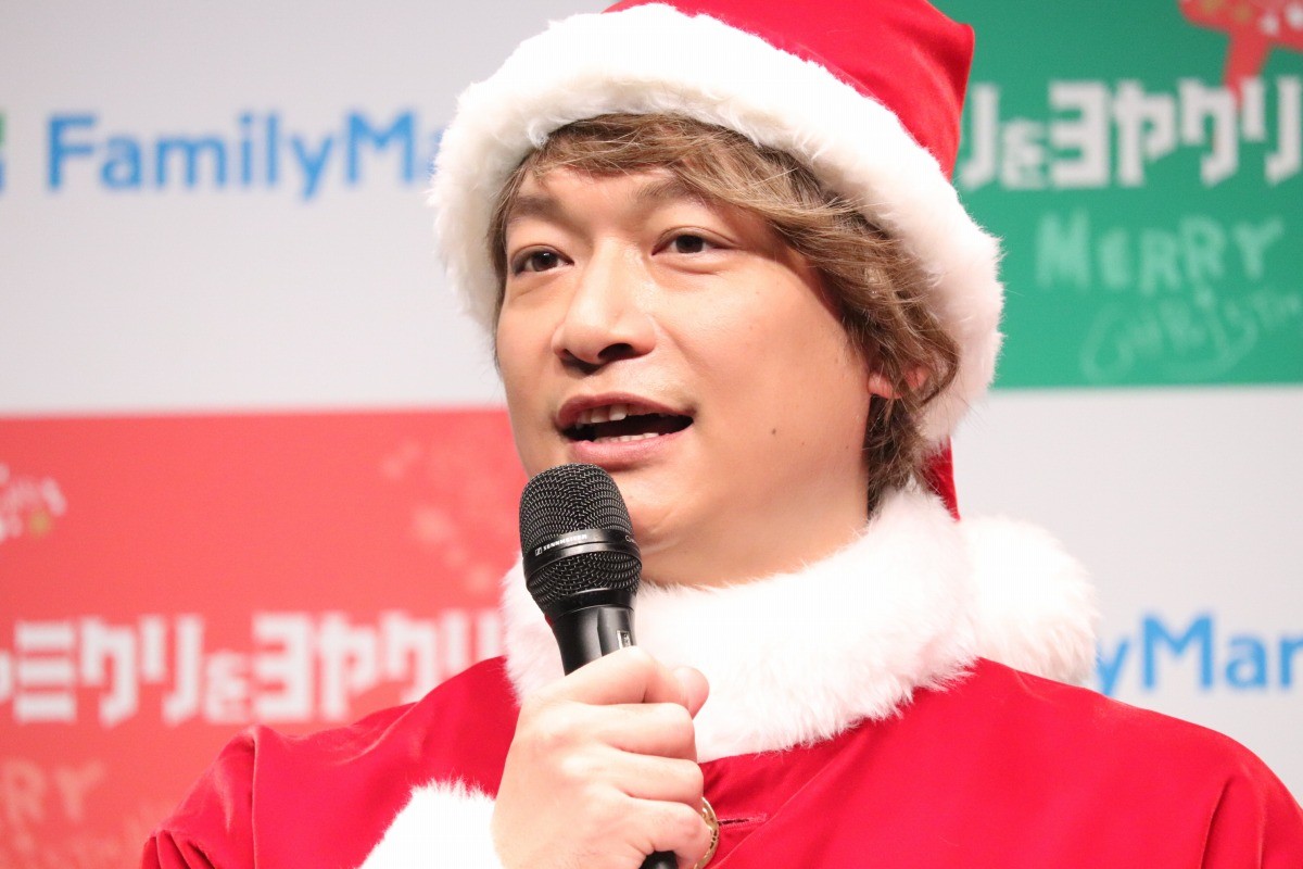 香取慎吾、今年のクリスマスは「家で子どもと奥さんと一緒に過ごしたい」!?