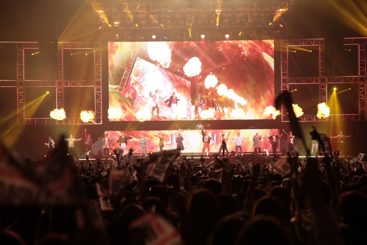 数原龍友、THE RAMPAGEライブに出演　ソロ楽曲披露に会場熱狂