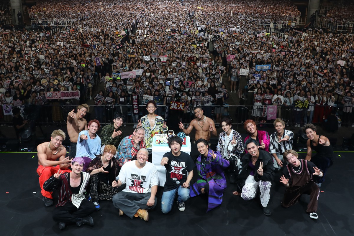 数原龍友、THE RAMPAGEライブに出演　ソロ楽曲披露に会場熱狂