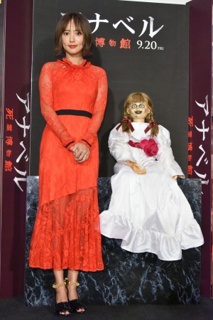 『アナベル 死霊博物館』公開直前大絶叫イベントに登場した夏菜