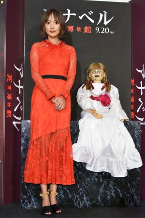 『アナベル 死霊博物館』公開直前大絶叫イベントに登場した夏菜