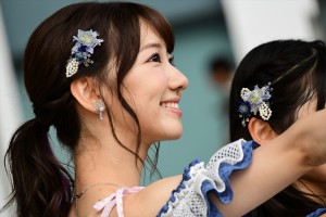 AKB48　56thシングル「サステナブル」発売記念イベントに登場した柏木由紀