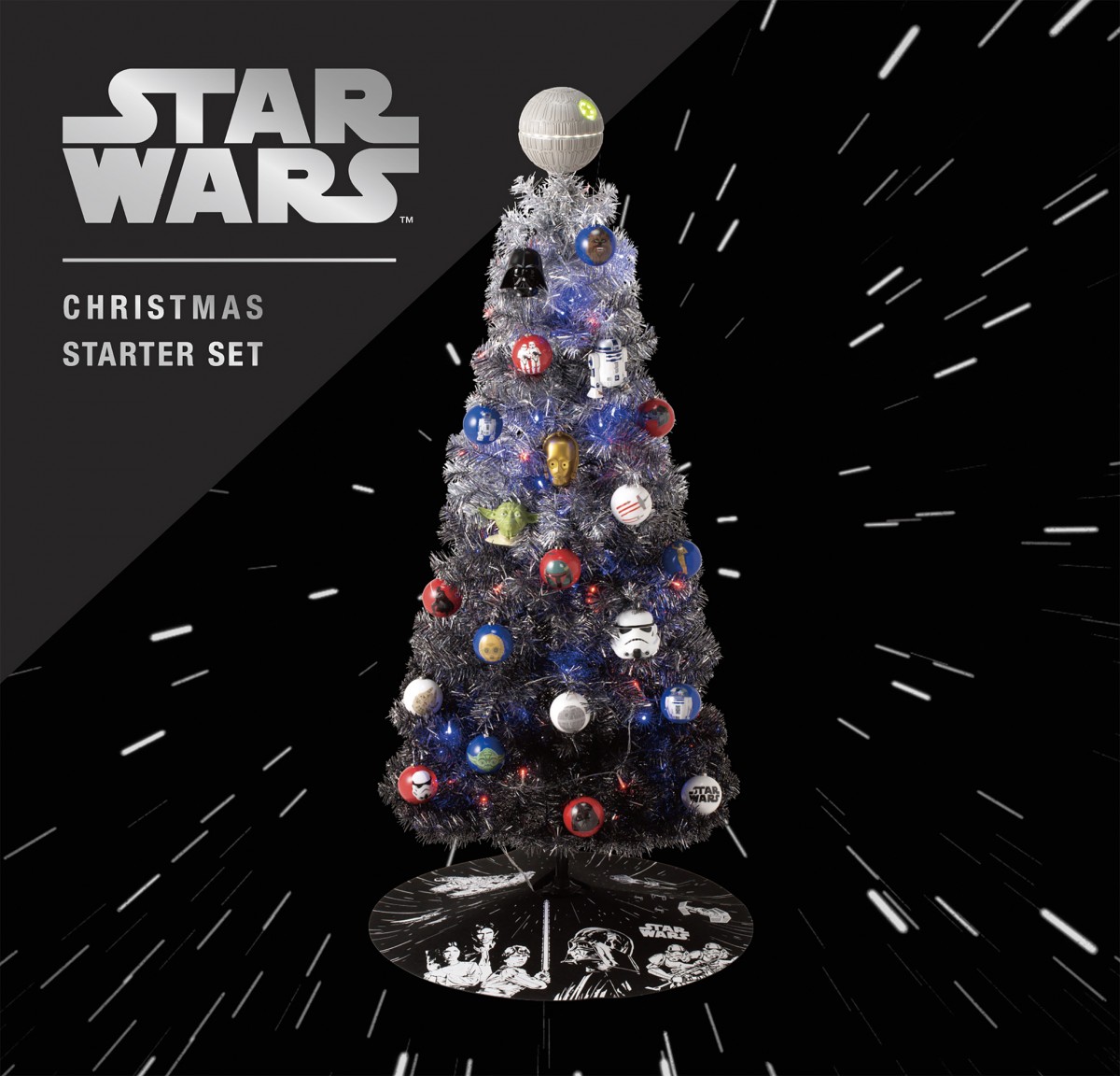 スター・ウォーズ」クリスマスツリー発売 人気キャラの3Dオーナメント ...