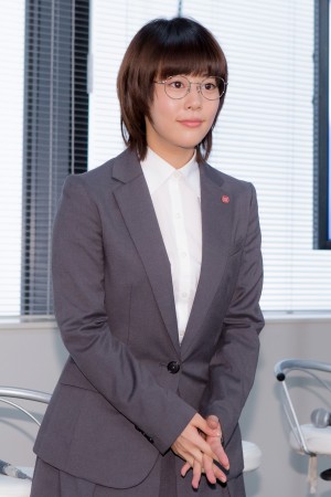 新水曜ドラマ『同期のサクラ』記者会見に登場した高畑充希