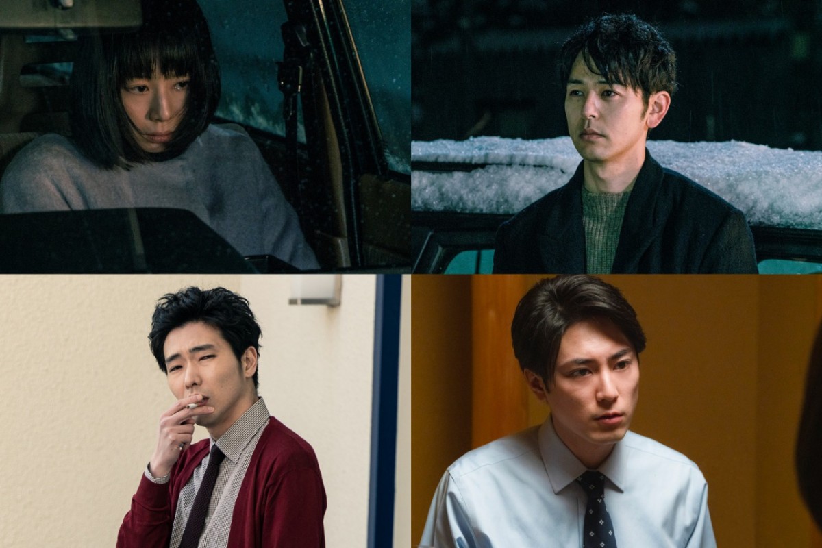 映画『Red』キャスト陣(上段左から)夏帆、妻夫木聡、(下段左から)柄本佑、間宮祥太朗
