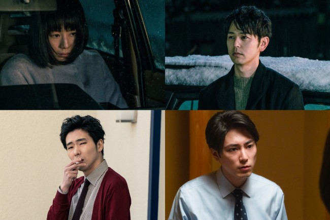 映画『Red』キャスト陣(上段左から)夏帆、妻夫木聡、(下段左から)柄本佑、間宮祥太朗