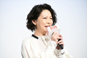 『108～海馬五郎の復讐と冒険～』完成披露試写会に登場した秋山菜津子