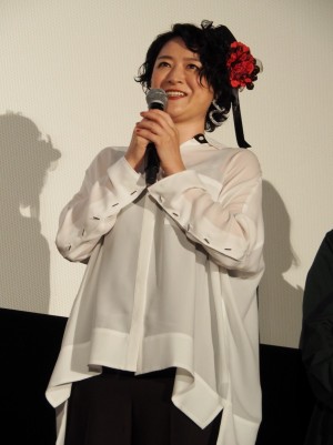 『スペシャルアクターズ』ワールドプレミア試写会に登場したしゅはまはるみ