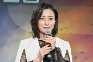映画『ジェミニマン』公開アフレコイベントに登場した菅野美穂