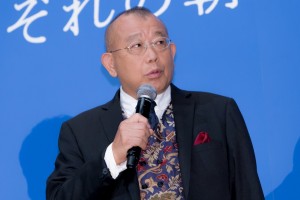 映画『閉鎖病棟‐それぞれの朝‐』笑いと涙の完成披露イベントに登場した笑福亭鶴瓶