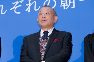 映画『閉鎖病棟‐それぞれの朝‐』笑いと涙の完成披露イベントに登場した笑福亭鶴瓶