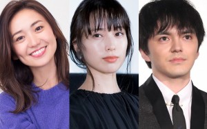NHK朝ドラ『スカーレット』に出演する（左から）大島優子、戸田恵梨香、林遣都