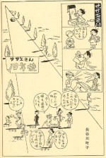 1954年に発刊された雑誌「漫画読本」創刊号に掲載された“サザエさん一家の未来予想図”