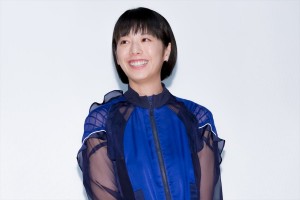 『ブルーアワーにぶっ飛ばす』完成披露プレミア上映会イベントに登場した夏帆